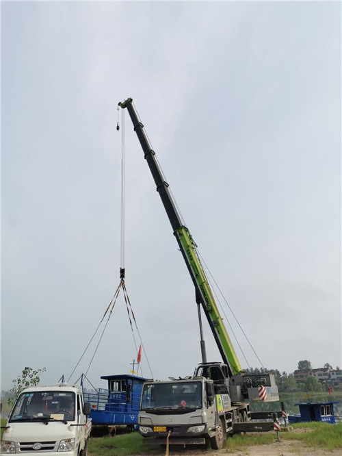 耿马县桥梁建设吊装案例